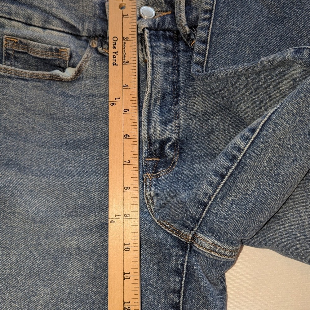Good American Good Waist Palazzo High Rise Wide Leg Jeans Blue Size 6/28 - Picture 6 of 10